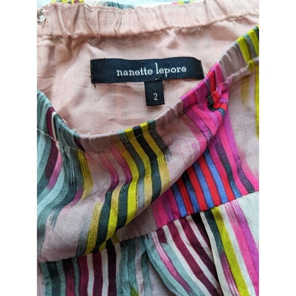Nanette Lepore Silk Shorts Multicolor Size 2 - Picture 2 of 7